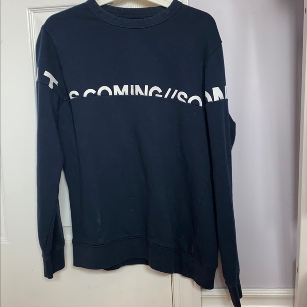 Navy sweater